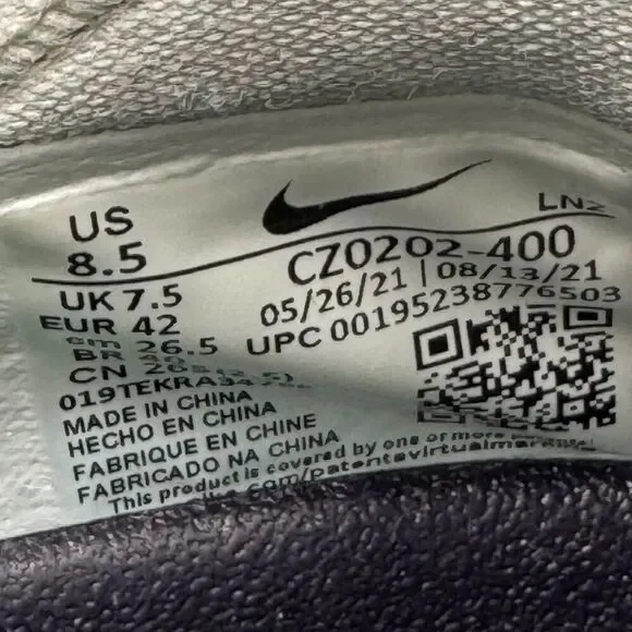 Nike Air Zoom GT Run Midnight Navy - Picture 9 of 10